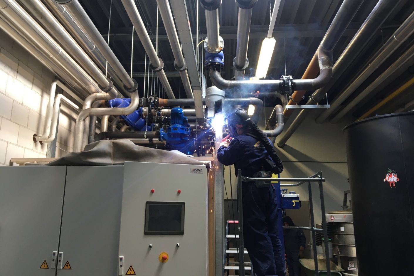 Dirk-Jan Visser bouw energiecentrale