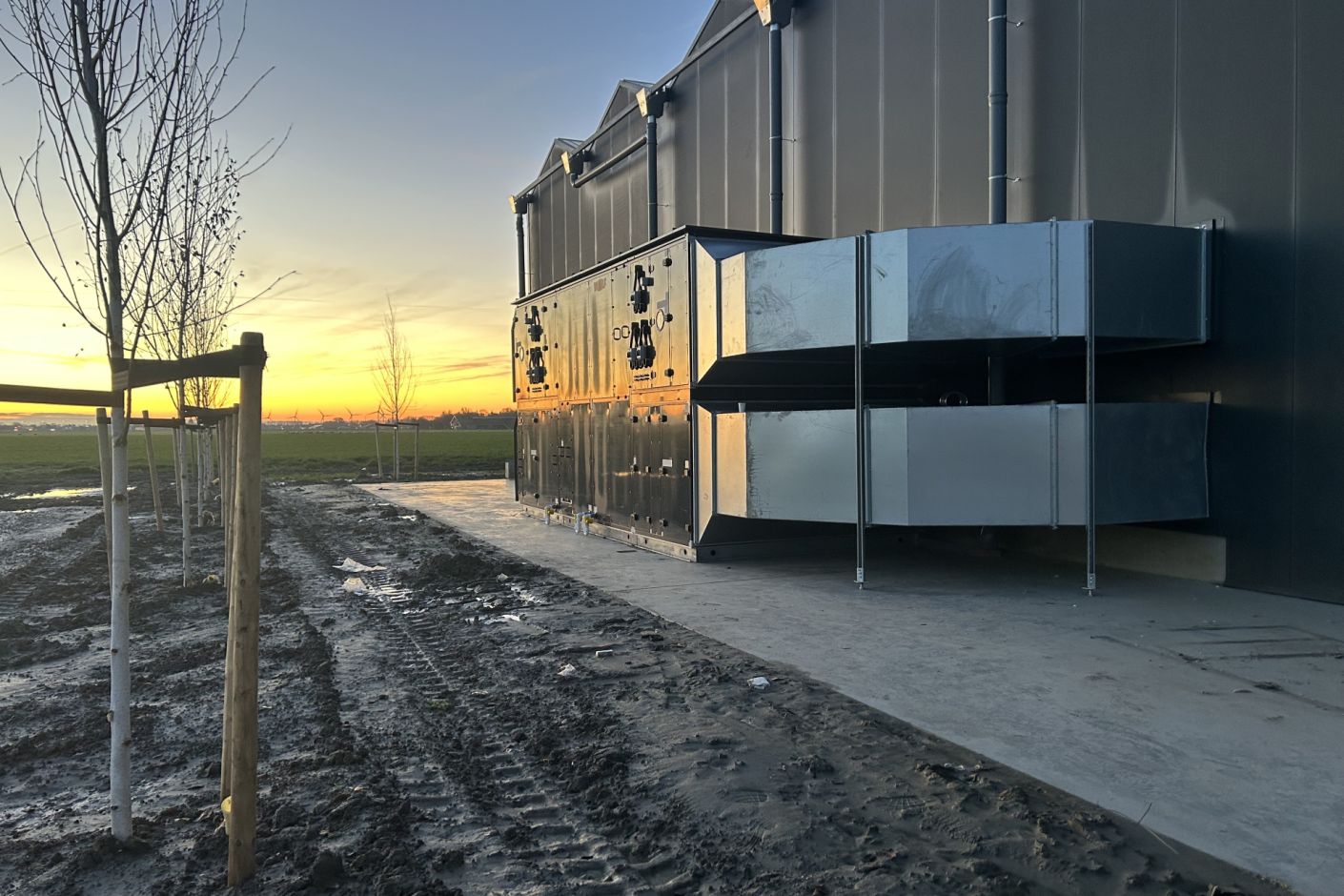 Luchtbehandeling kasinstallatie