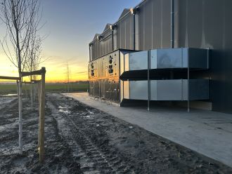 Luchtbehandeling kasinstallatie